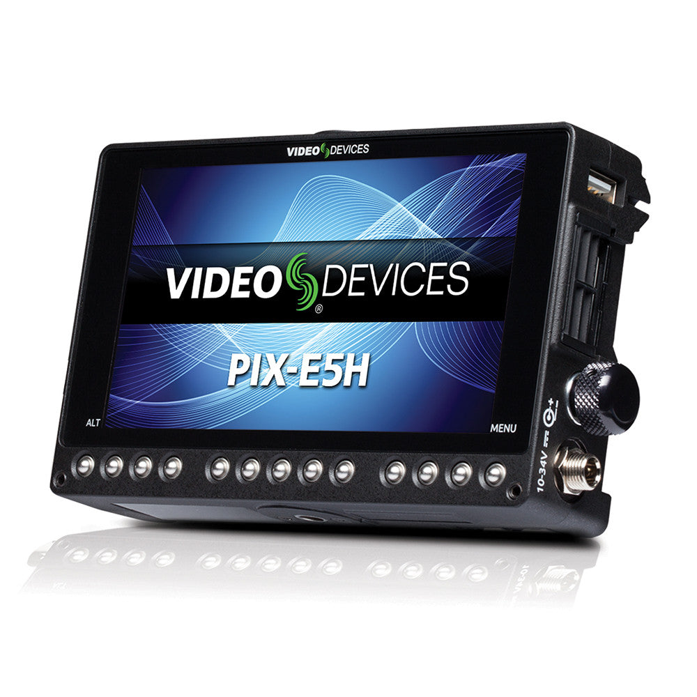 Video Devices PIX-E5H - Monitor de grabación de vídeo 4K de 5 pulgadas (solo HDMI)