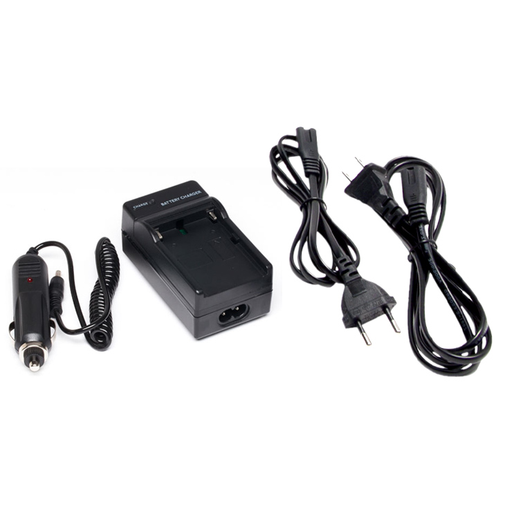 Cargador de batería individual SD-Charge de Video Devices para PIX-E (110-240v) con adaptador europeo y cargador para coche