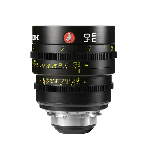Leica Summicron-C 40mm T2.0 - PL Mount (Markings in Feet)