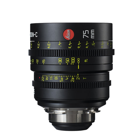 Leica Summicron-C 75mm T2.0 - PL Mount (Markings in Feet)