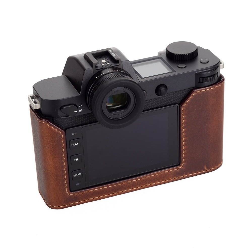 Media funda Arte di Mano para Leica SL2 con puerta de acceso a la batería, estilo cubierto - Rally Volpe