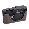 Arte di Mano Half Case for Leica M10 with Battery Access Door - Shrunken Calf Gray