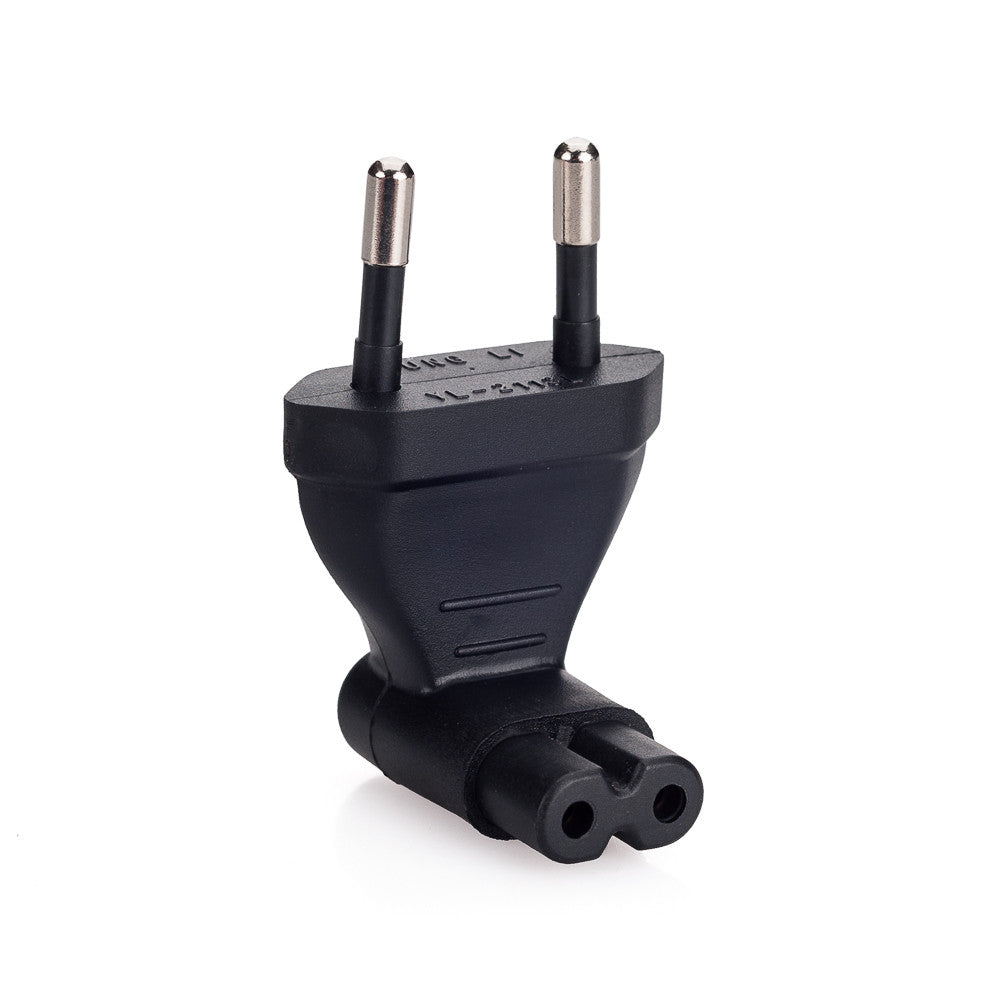 Adaptador de enchufe (angular) para cargadores de batería - Solo Europa