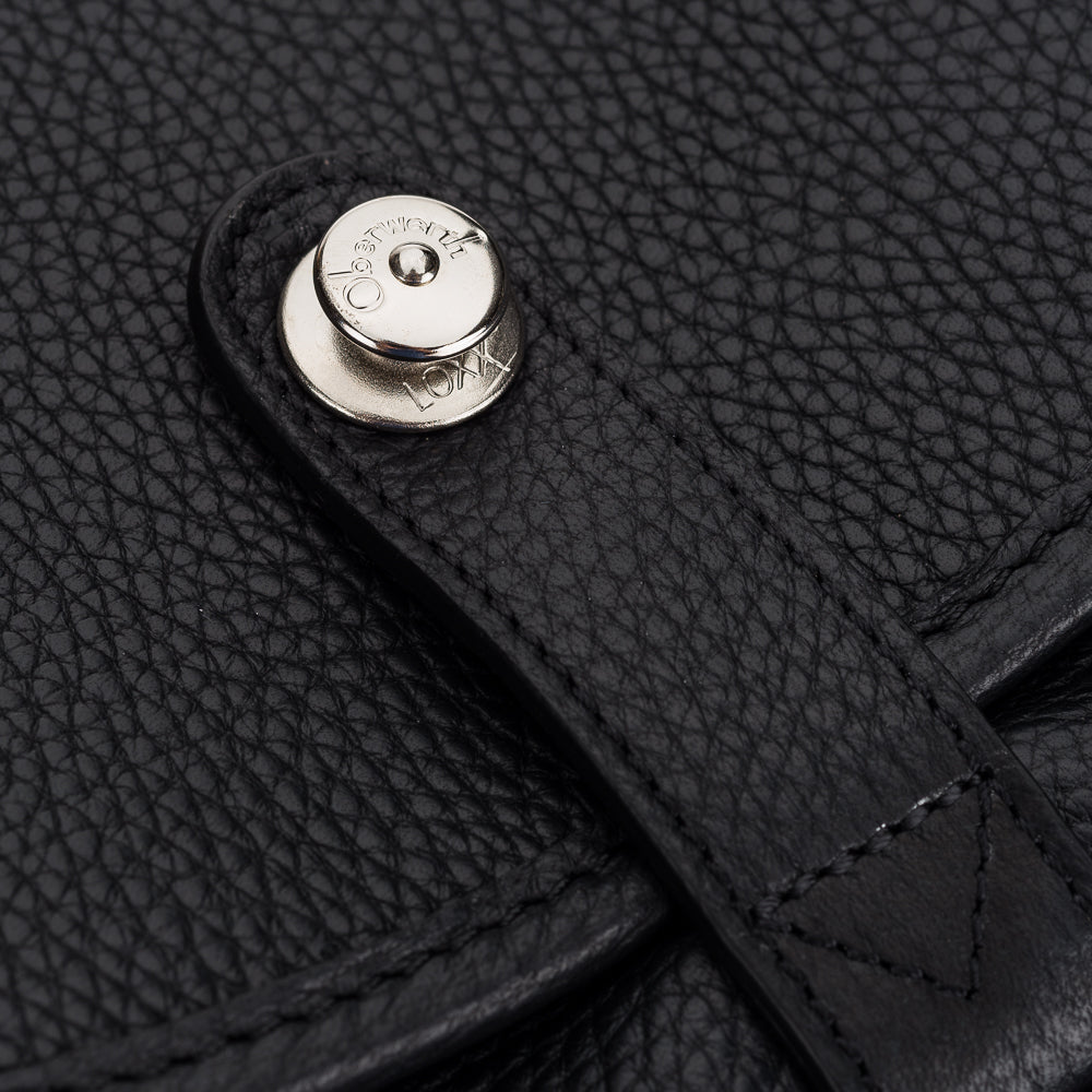 Bolso de cámara pequeño de cuero George de Oberwerth, negro