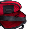 Oberwerth Q Backpack (13" Tablet) Camera Backpack - Leather - Black with Red Lining