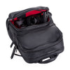 Oberwerth Q Backpack (13" Tablet) Camera Backpack - Leather - Black with Red Lining