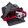 Oberwerth M11 Leather Camera Bag, Black with Black Stitching