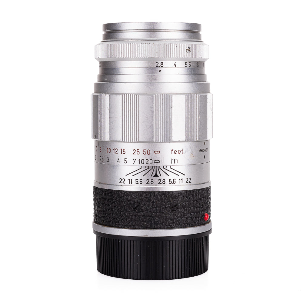 Used Leica Elmarit-M 90mm f/2.8 V1, silver (1960) - Recent DAG CLA