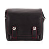 Oberwerth M11 Luxury Leather Camera Bag, Black with Red Stitching