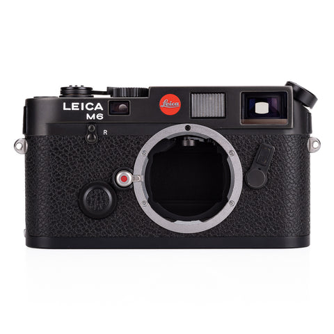 Used Leica M6 0.72, black chrome with MP Finder - Recent Leica Wetzlar CLA