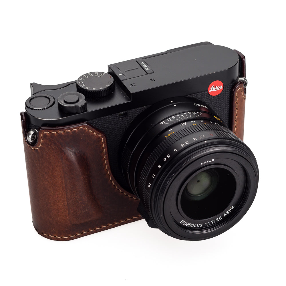 Funda Leica Q2 Arte di Mano con puerta de acceso a la batería y la tarjeta SD - Rally Volpe