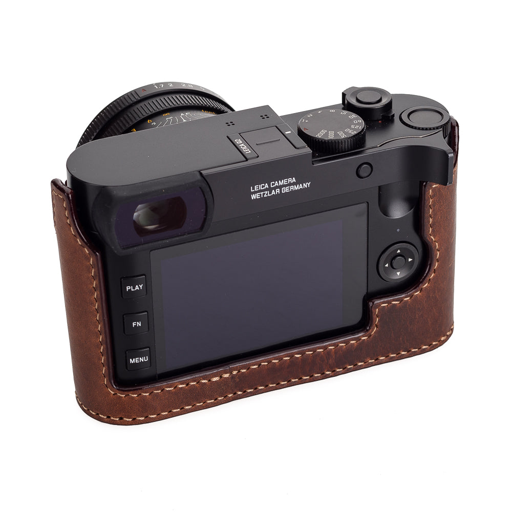 Funda Leica Q2 Arte di Mano con puerta de acceso a la batería y la tarjeta SD - Rally Volpe