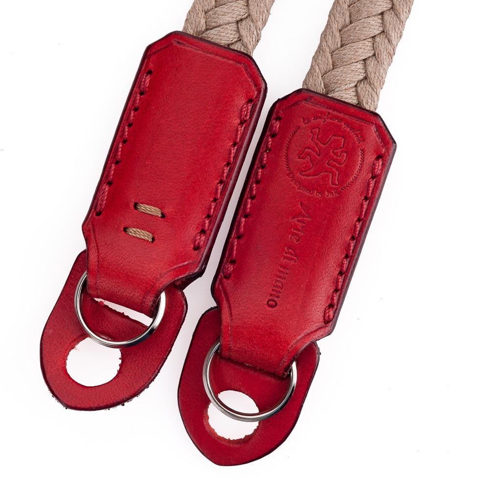 Correa para cuello de algodón encerado Arte di Mano, 95 cm