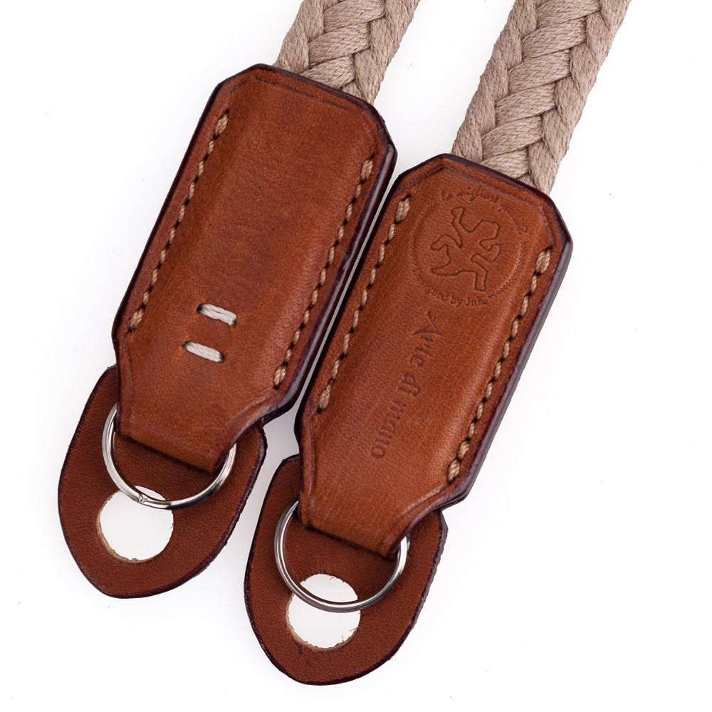 Correa para cuello de algodón encerado Arte di Mano, 95 cm