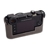 Arte di Mano Half Case for Leica CL with Battery Access Door - Perlinger Shrunken Calf Gray