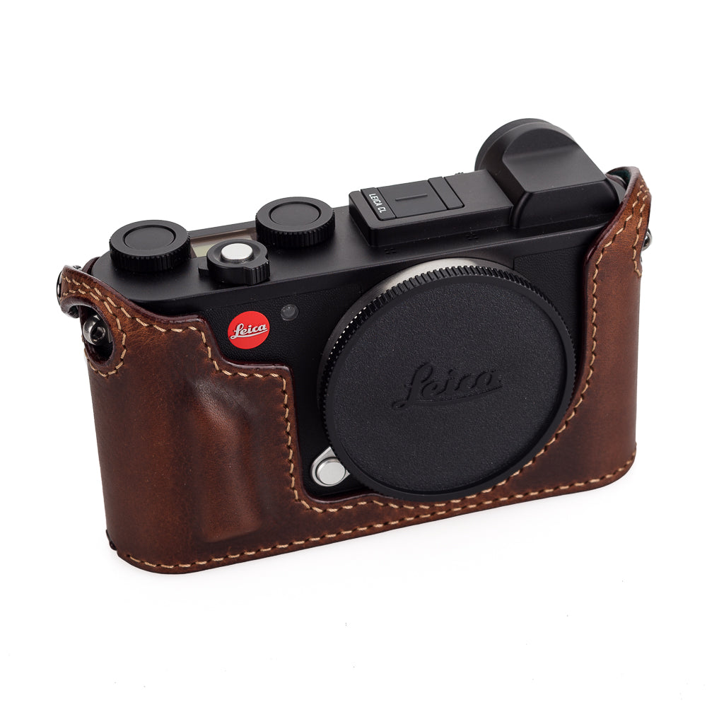Media funda Arte di Mano para Leica CL con puerta de acceso a la batería - Rally Volpe