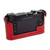 Arte di Mano Half Case for Leica CL with Battery Access Door - Buttero Red