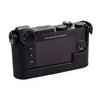 Arte di Mano Half Case for Leica CL with Battery Access Door - Minerva Black with Black Stitching