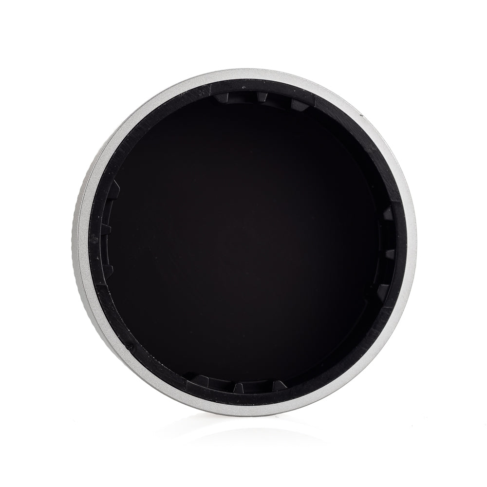 Leica Rear Lens Cap in Brass - Silver Chrome Finish