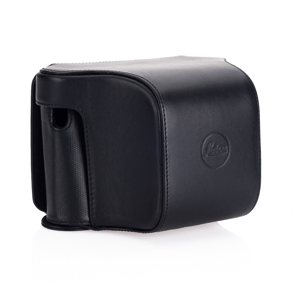 Funda de cuero Ever Ready para Leica Q, negra