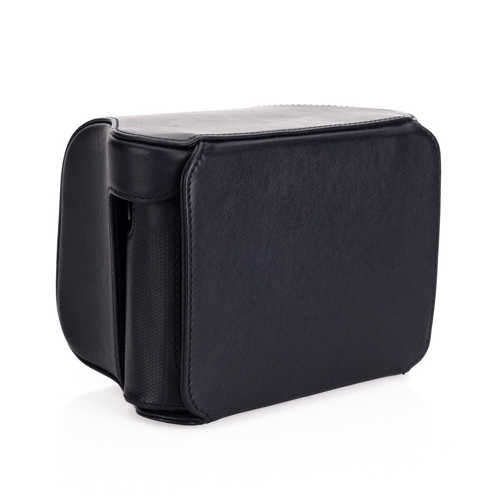 Funda de cuero Ever Ready para Leica Q, negra