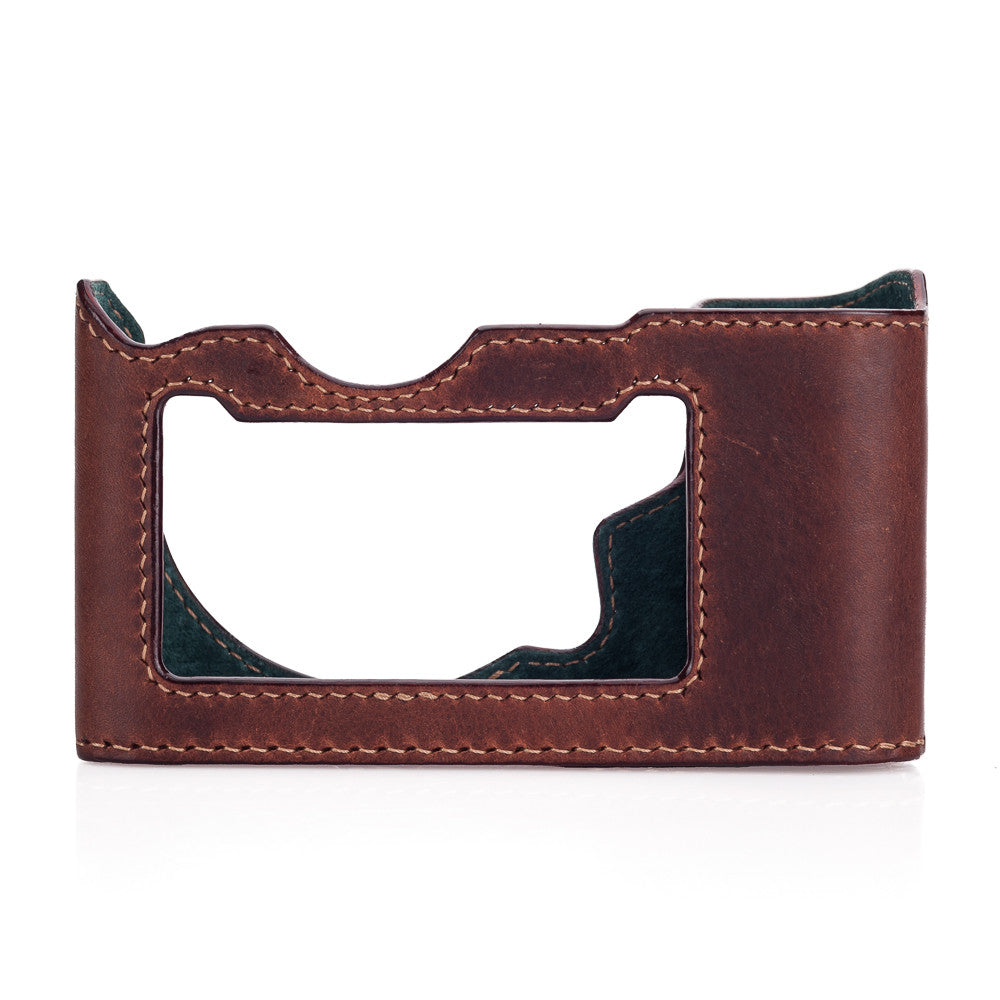 Funda "Half Case" Arte di Mano para Leica SL (Typ 601) con tapa de acceso a la batería - Rally Volpe