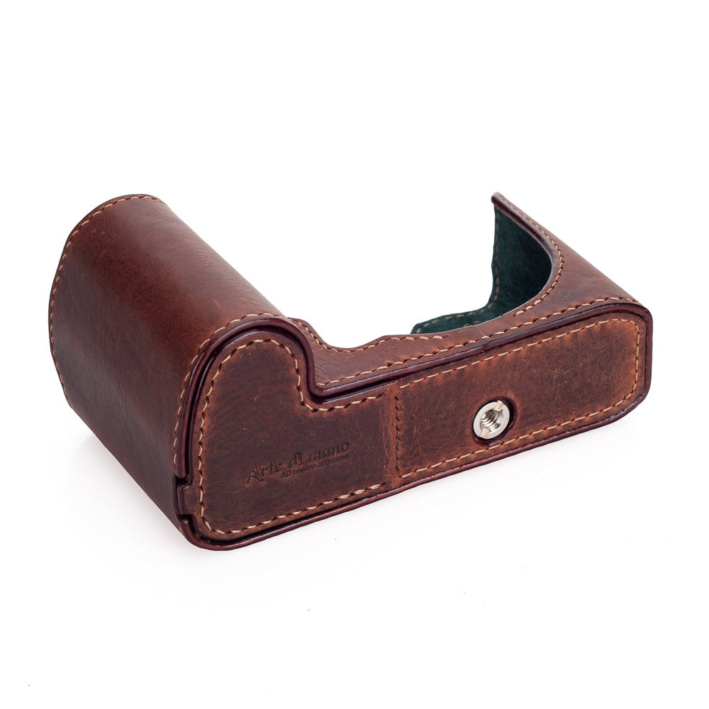 Funda "Half Case" Arte di Mano para Leica SL (Typ 601) con tapa de acceso a la batería - Rally Volpe