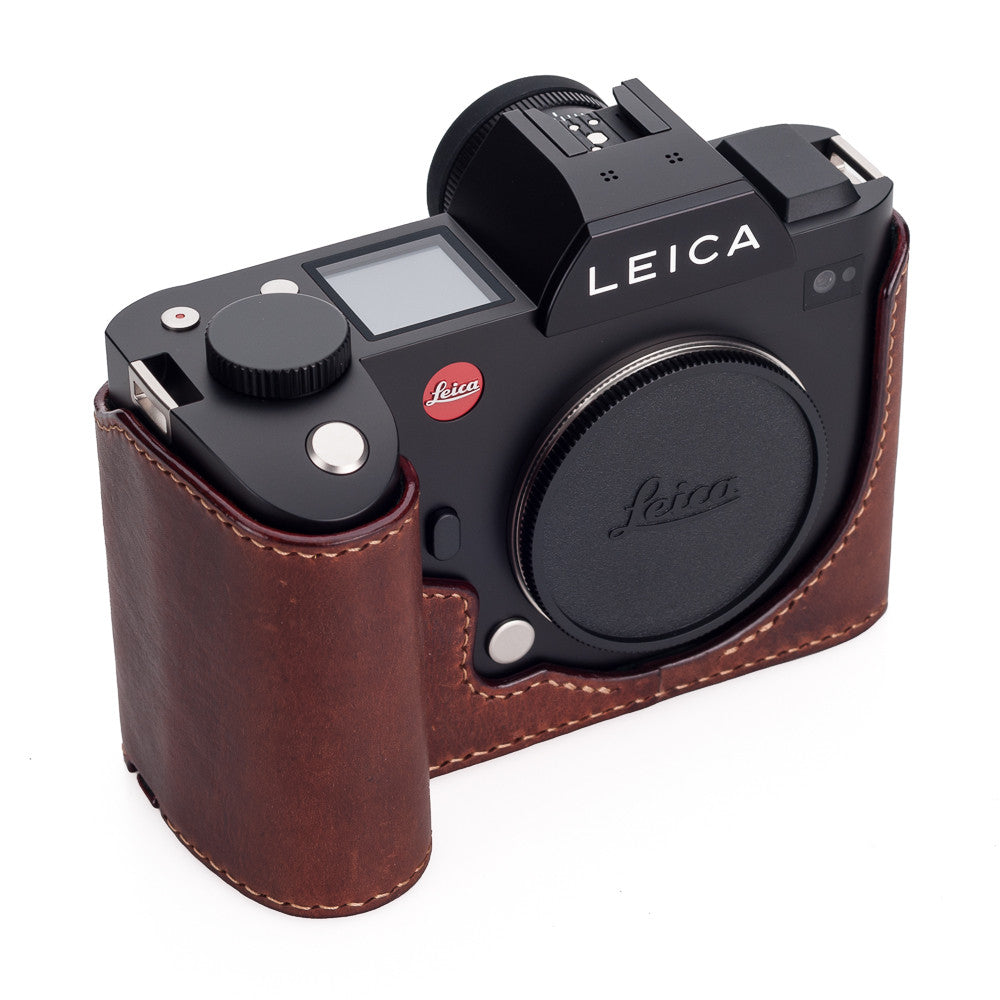 Funda "Half Case" Arte di Mano para Leica SL (Typ 601) con tapa de acceso a la batería - Rally Volpe