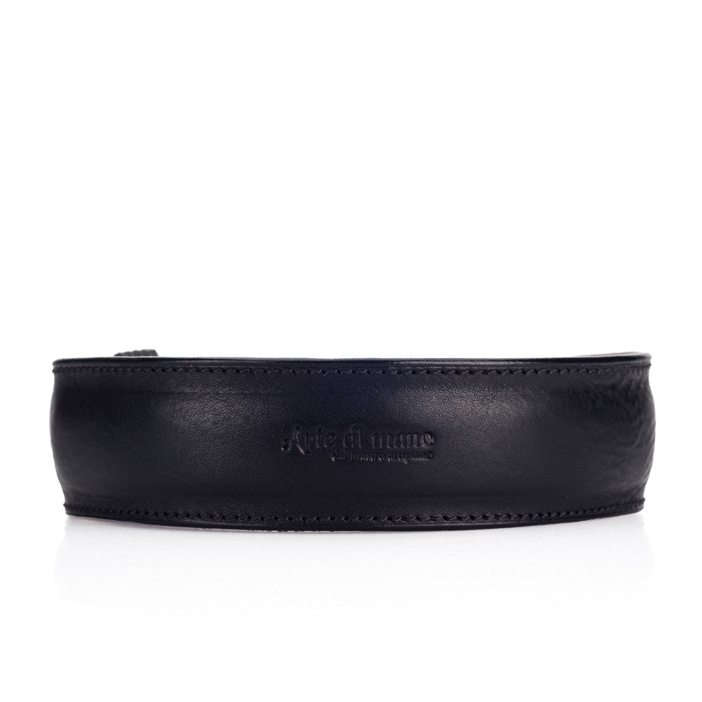 Correa para el cuello Arte di Mano Sughero - Minerva Black con costuras negras