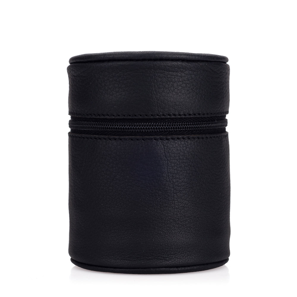 Estuche de cuero para objetivo Leica para Summilux-M 50 mm f/1.4 ASPH - negro cromado (11688)