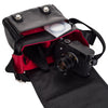 Oberwerth Boulevard Compact - Leather Camera Bag, Black with Red Lining