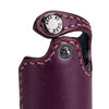 Arte di Mano Leica Q (Typ 116) Half Case with Battery Access Door - Buttero Purple