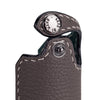 Arte di Mano Leica Q (Typ 116) Half Case with Battery Access Door - Perlinger Shrunken Calf Gray