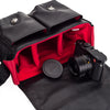 Oberwerth Boulevard Tablet - Leather Camera Bag, Black with Red Lining