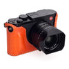 Arte di Mano Leica Q (Typ 116) Half Case - Buttero Orange