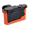Arte di Mano Leica Q (Typ 116) Half Case - Buttero Orange