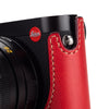 Arte di Mano Leica Q2 Half Case with Battery & SD Card Access Door - Buttero Red