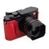 Arte di Mano Leica Q2 Half Case with Battery & SD Card Access Door - Buttero Red