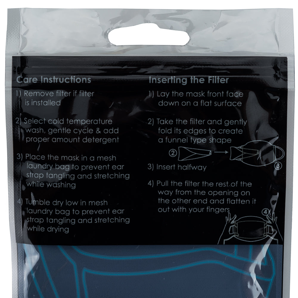 M10-P Camera Patterned Adjustable Face Mask with Filter