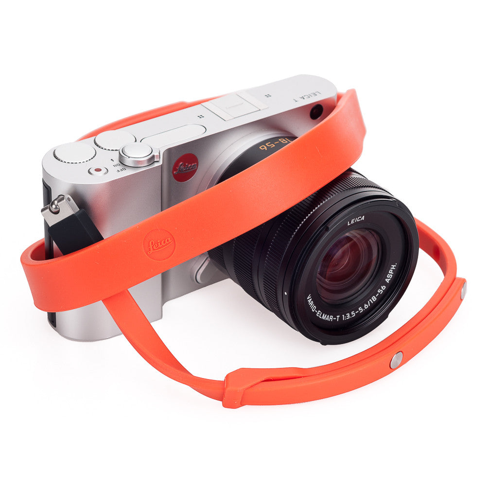 Correa de cuello de silicona Leica T, naranja