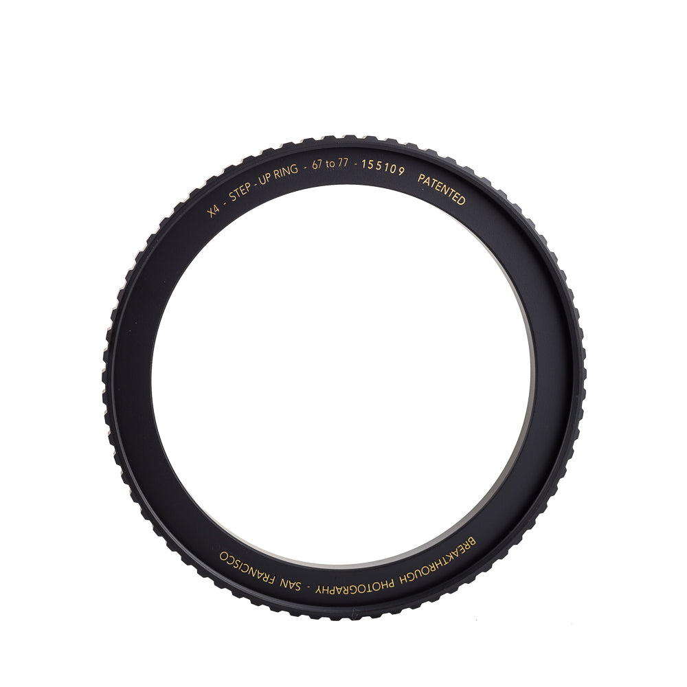 Breakthrough Photography Brass Step-Up Ring, 67-77mm