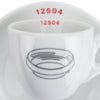 Legendary Lens Hoods - Set of 4 Italian Porcelain Espresso Cups