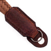 Arte di Mano Waxed Cotton Hand Strap - Brown Cotton with Rally Volpe Leather Accents