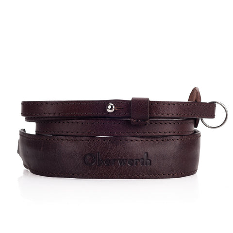 Oberwerth Mosel - Leather Camera Strap, Dark Brown