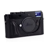 Arte di Mano Half Case for Leica M-D (Typ 262) with Battery Access Door - Minerva Black with Black Stitching