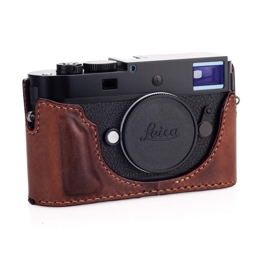 Media funda Arte di Mano para Leica M-D (Typ 262) con tapa de acceso a la batería - Rally Volpe