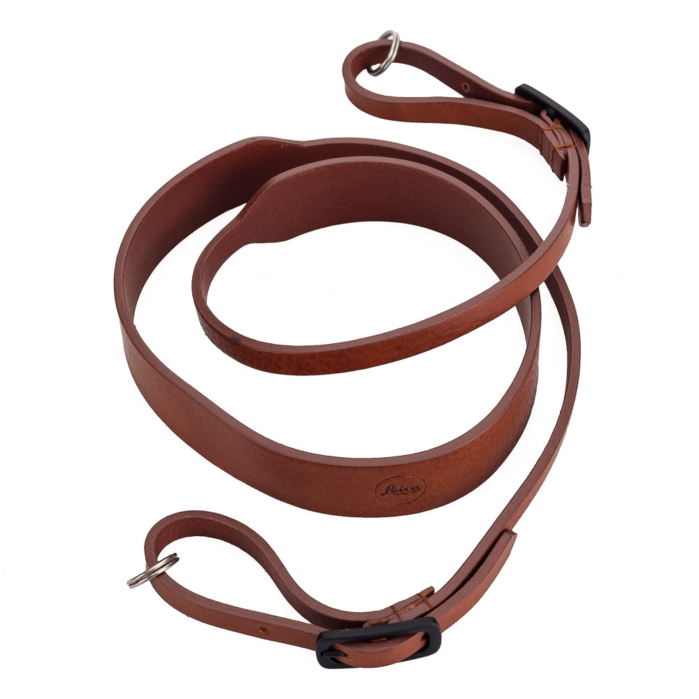 Leica Q-P Brown Leather Shoulder Strap