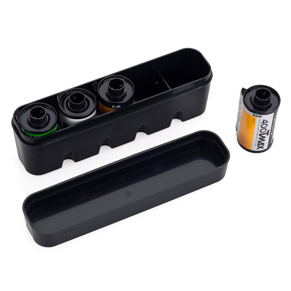 Estuche para película de 35 mm Japan Camera Hunter - Tamaño medio para 5 rollos - Negro