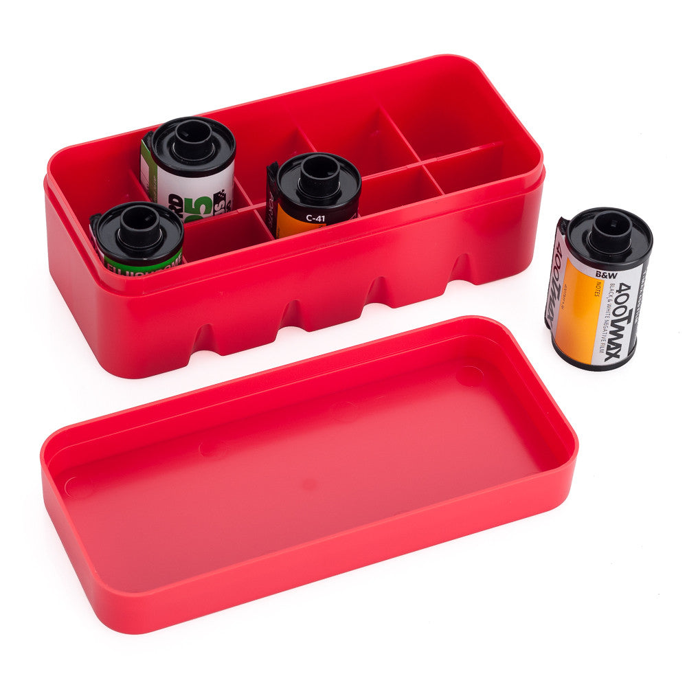 Estuche para películas de 35mm Japan Camera Hunter - Tamaño completo para 10 rollos - Rojo