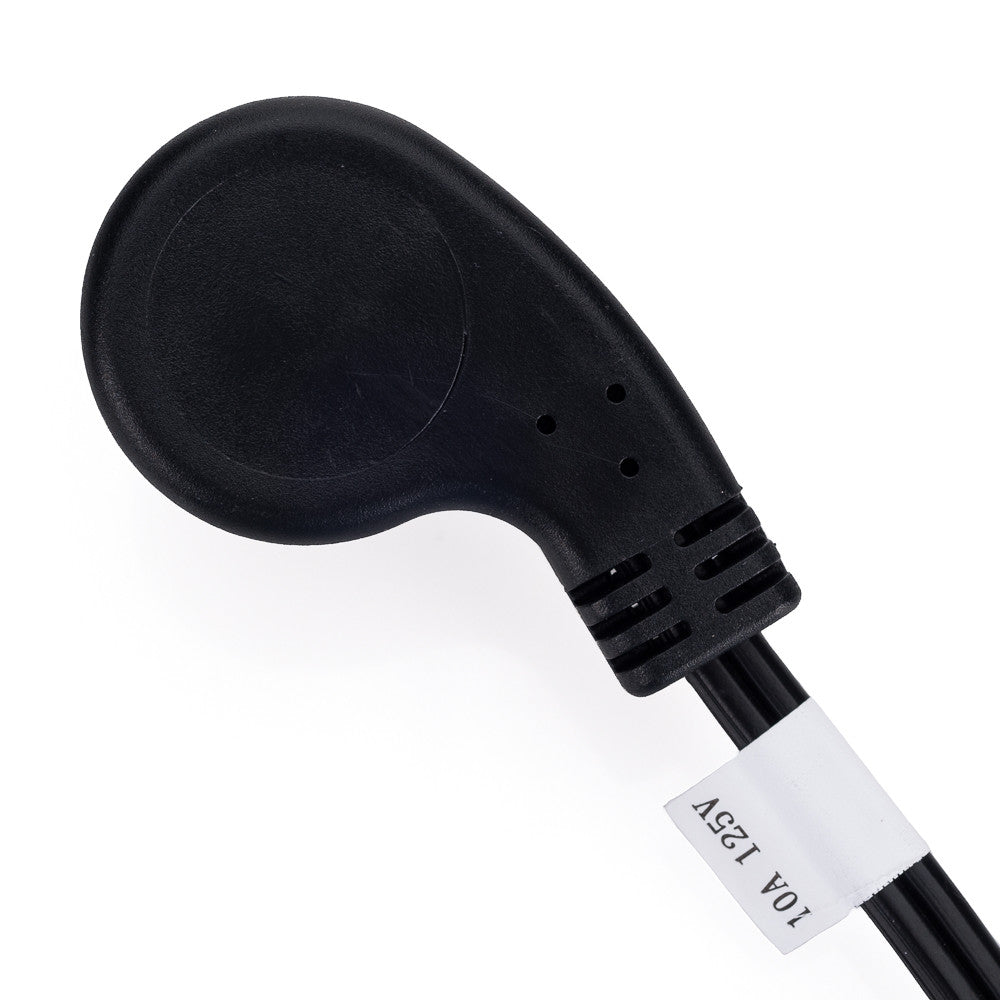 Cable de alimentación de perfil bajo de 1 pie para cargadores de batería
